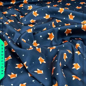 پارچه ساتن lx طرح روباه