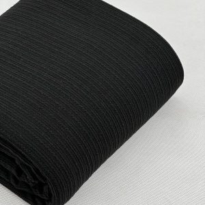 خرید پارچه مراکشی مشکی راه راه