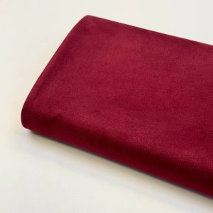 خرید پارچه مخمل سوییت آلبالویی