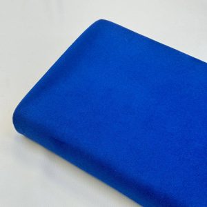 خرید پارچه مخمل سوییت آبی کاربنی