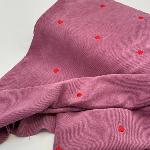 پارچه مخمل کبریتی گلدوزی کد 3901