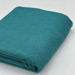 پارچه شانتون صوفیا فیروزه ای تیره