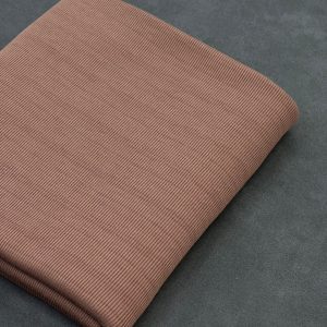 پارچه تریکو میله ای فندقی