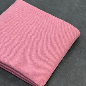 پارچه تریکو میله ای صورتی