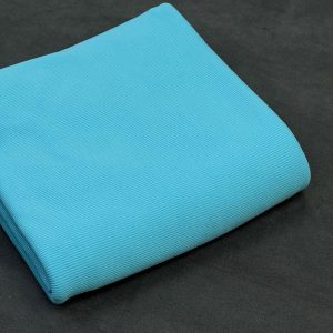 پارچه تریکو میله ای آبی آسمانی