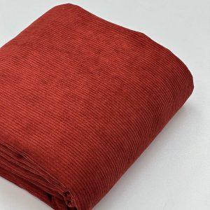 پارچه کبریتی درشت آجری