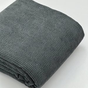 پارچه کبریتی درشت طوسی تیره