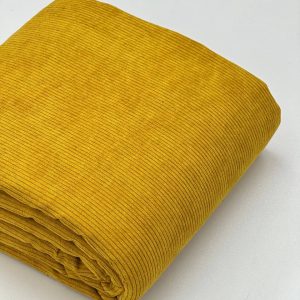 پارچه کبریتی درشت زرد