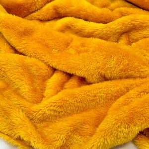 پارچه تدی زرد