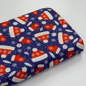 پارچه کرپ طرح کریسمس
