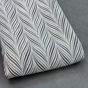 پارچه ژاکارد گندمی طوسی