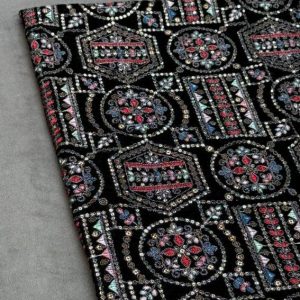 پارچه مخمل سوزندوزی کد 05