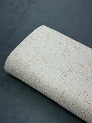 پارچه ژاکارد باستانی سفید کرم