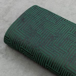 پارچه ژاکارد باستانی سبز