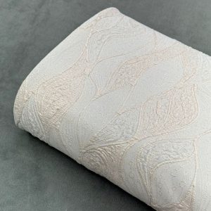 پارچه ژاکارد ترک طرح موج طوسی طلایی