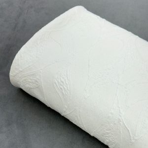 پارچه ژاکارد ترک طرح موج سفید