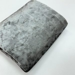 پارچه مخمل آینه ای طوسی