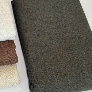 پارچه فوتر جناقی کره ای سبز تیره