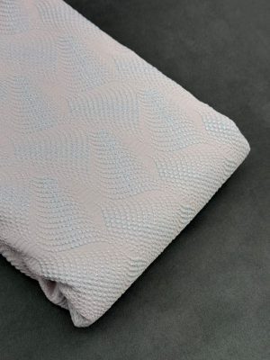 پارچه ژاکارد نگینی طوسی