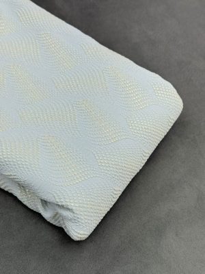 پارچه ژاکارد نگینی آبی