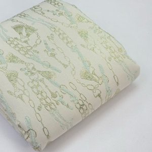 پارچه ژاکارد هرمس مشکی آدامسی