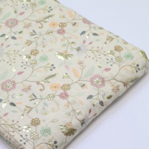 پارچه لینن سوزندوزی کد 1