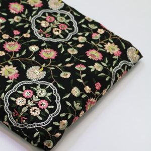 پارچه لینن سوزندوزی کد 4