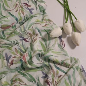 پارچه کرپ حریر طرحدار کد 1