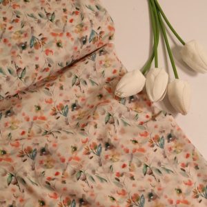 پارچه کرپ حریر طرحدار کد 8