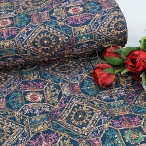 پارچه لینن سوزندوزی کد 6