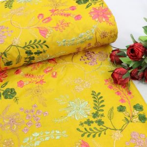 پارچه لینن سوزندوزی کد 7