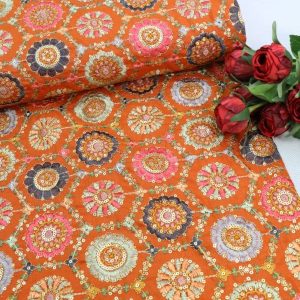 پارچه لینن سوزندوزی کد 29