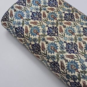 پارچه لینن کوک دوزی کد 129