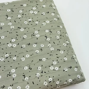 لینن گل کچی سبز