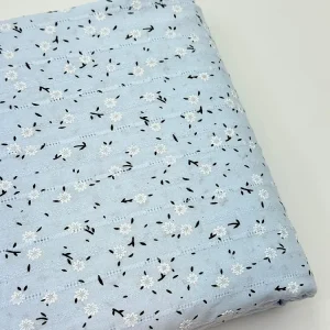 لینن گل گچی کوکدوزی شده