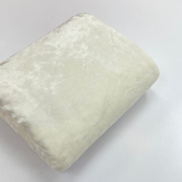 پارچه مخمل آینه ای سفید