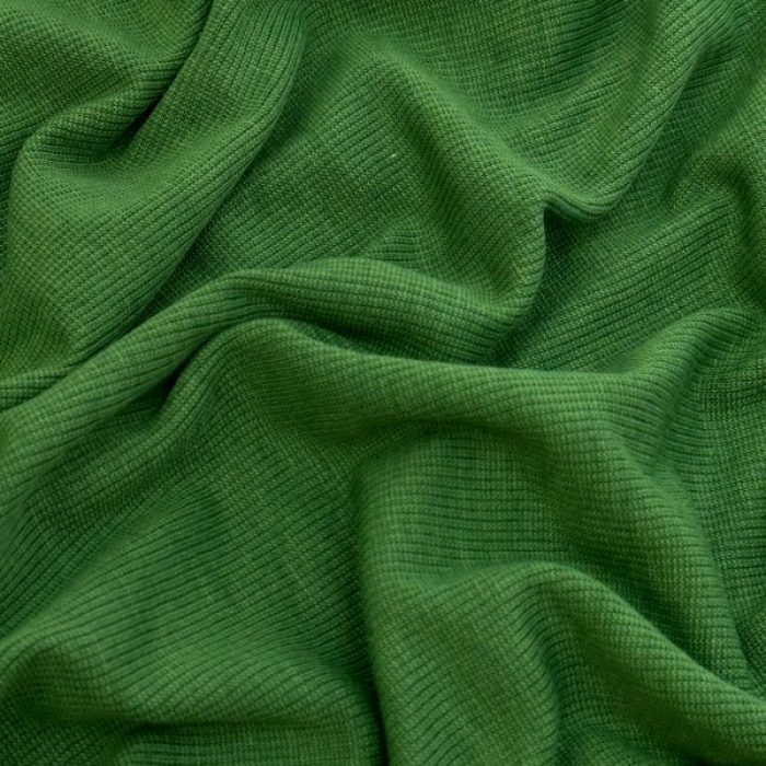 پارچه تریکو میله ای سبز تیره